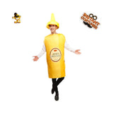 Déguisement Adulte Moutarde Costume Drôle Halloween Carnaval