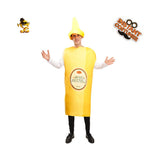Déguisement Adulte Moutarde Costume Drôle Halloween Carnaval