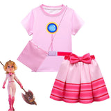 Déguisement Fille Super Mario Bros Peach Ensemble de Jupes Costume