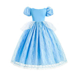 Déguisement Enfant Cinderella Robe de Princesse+Accessoires Costume Halloween