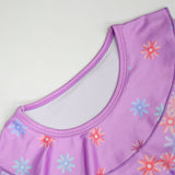 Déguisement Fille Encanto Isabela Robe+Couvre-chef+Sac Costume