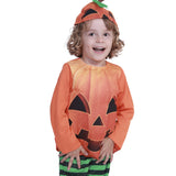 Déguisement Pumpkin Citrouille Ensembles pour Enfant Costume Halloween