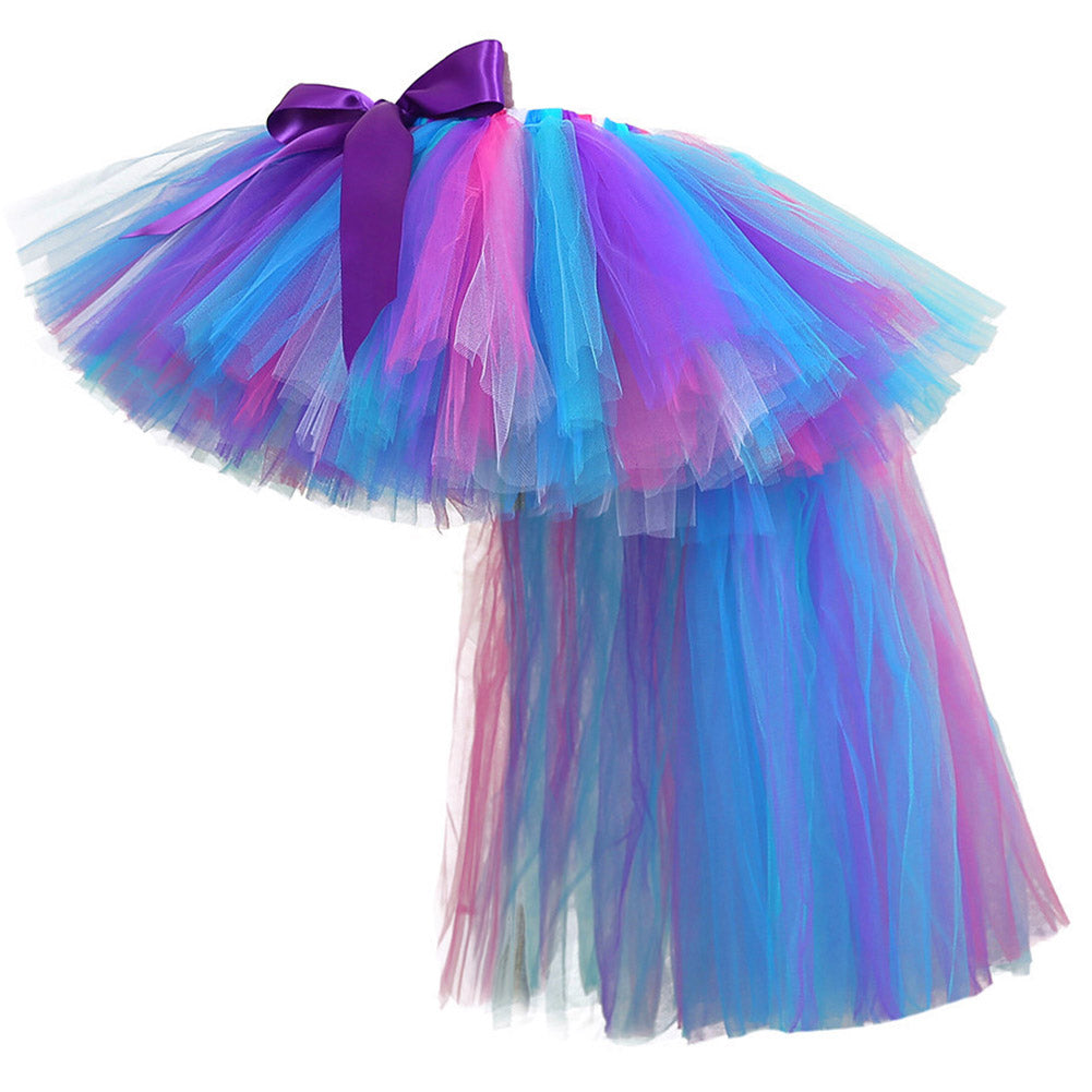 Déguisement Fille Robe de Princesse en Filet+Accessoire Costume Halloween Carnaval