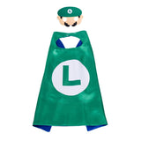 Déguisement Enfant The Super Mario Capes Ensemble de 6 Pièces Halloween