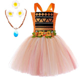 Déguisement Enfant Moana TuTu Robe Costume d'Halloween