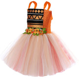 Déguisement Enfant Film Moana TuTu Robe Costume d'Halloween