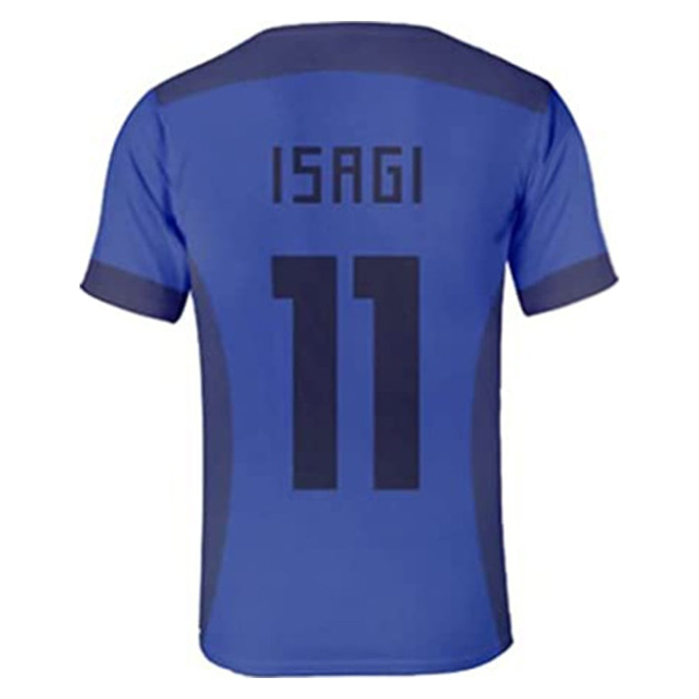 Rin Itoshi T-Shirt Isagi Yoichi T-Shirt Anime Bachira Meguru Tee Shirt Seishiro Nagi T-shirts, Heren Blauwe Truien T-Shirts Ronde Hals Korte Mouw Sommer Shirts Sport Sneldrogend T-shirt, Type 6, XL