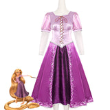 Déguisement Enfant Il était une fois Enchanted Rapunzel Cosplay Costume Robe Carnaval Halloween