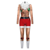 Costume Zentai Complet – Combinaison Cosplay Adulte + Barbe + Sourcils – Unisexe – Pour Fête, Halloween - 8