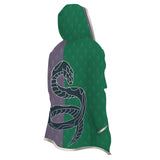 Déguisement Hogwarts Legacy Slytherin Veste à Capuche Coupe-vent Costume