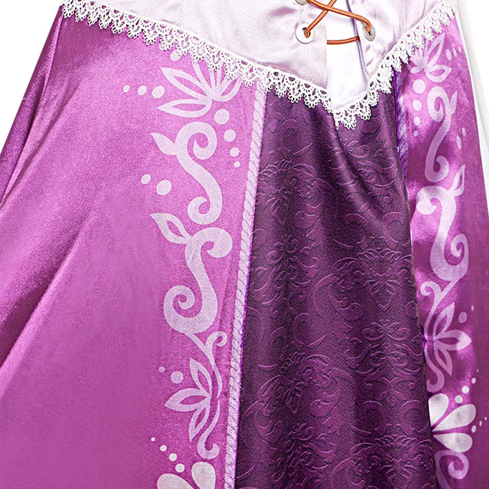 Déguisement Enchanted Rapunzel Adult Cosplay Costume Robe Carnaval Halloween