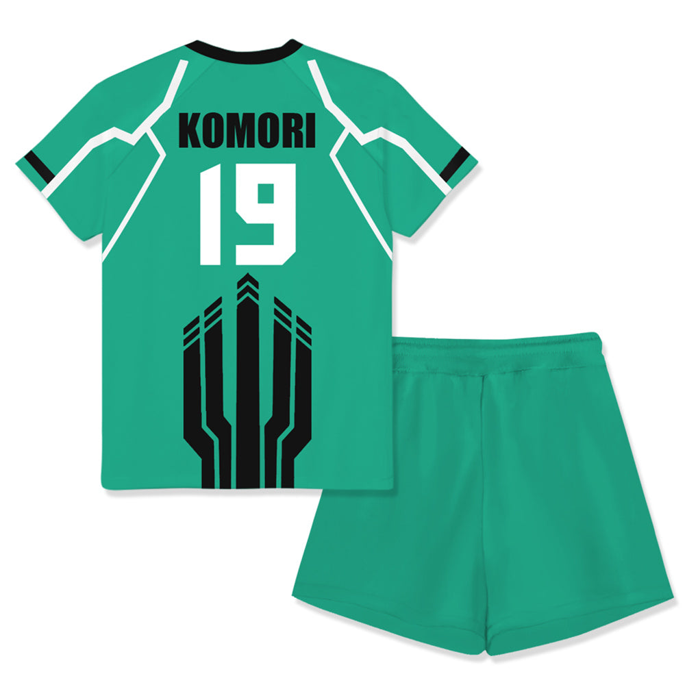 Déguisement Haikyuu Komori Motoya TEAM A No.19 T-shirt Short Costume