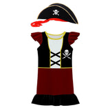 Déguisement Enfant Pirate Robe de Nuit + Chapeau Costume