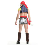 Déguisement Homme Pirate d'Halloween Carnaval Costume
