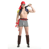 Déguisement Homme Pirate d'Halloween Carnaval Costume