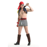 Déguisement Homme Pirate d'Halloween Carnaval Costume