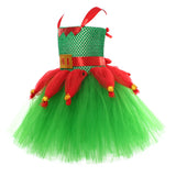 Déguisement Fille Christmas Elf TuTu Robe de Noël