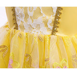 Déguisement Enfant Belle Robe de Princesse+Accessoires Costume Halloween