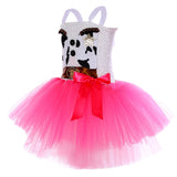 Déguisement Fille Cow-boy TuTu Robe Costume d'Halloween 