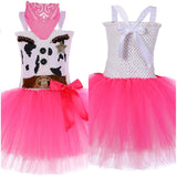 Déguisement Fille Cow-boy TuTu Robe Costume d'Halloween 