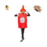 Déguisement Adulte Sauce Tomate Costume Drôle Halloween Carnaval