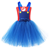 Déguisement Fille Super Mario Bros TuTu Robe Rouge Costume