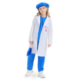 Déguisement Enfant Bleu de Médecin Costume d'Halloween