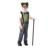 Déguisement Enfant Grand-Père Costume Vert Halloween Carnaval