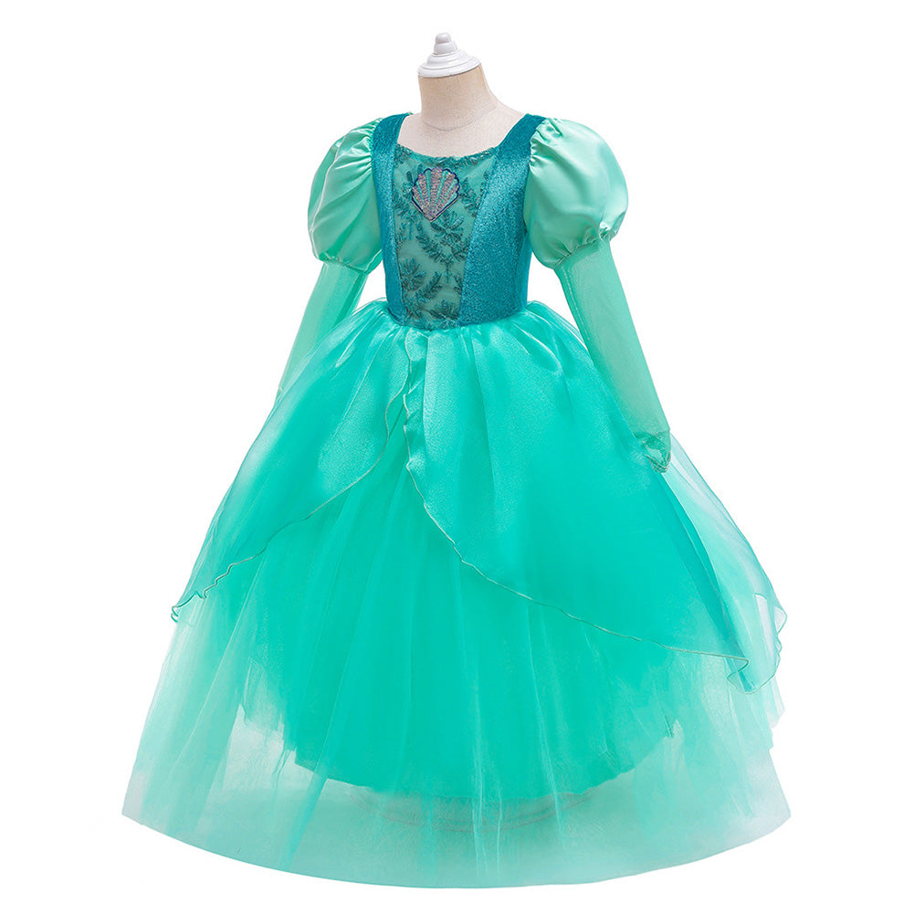Déguisement Enfant Ariel Princesse Cosplay Costume Dress Outfits Halloween Carnaval Suit