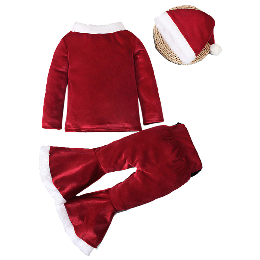 Déguisement Enfant Père Noël Sets Veste Pantalon Costume