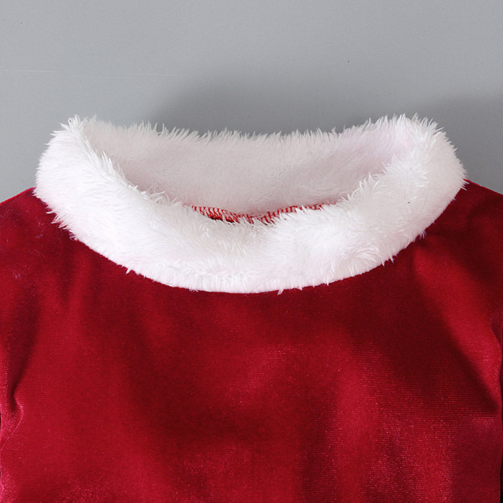 Déguisement Enfant Père Noël Sets Veste Pantalon Costume