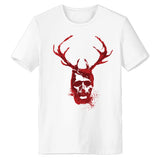 Hannibal T-shirt imprimé T-shirt en Coton Blanc d'été pour Adulte