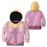 Déguisement Enfant Tangled Rapunzel Sweat à Capuche Costume