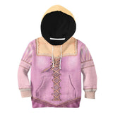 Déguisement Enfant Tangled Rapunzel Sweat à Capuche Costume