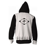 Déguisement Bleach Hitsugaya Toushirou Impression 3D Zip Sweat à Capuche Costume