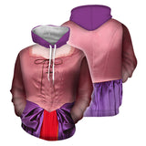 Déguisement Hocus Pocus Sarah Sanderson Cosplay Hoodie Impression 3D Costume