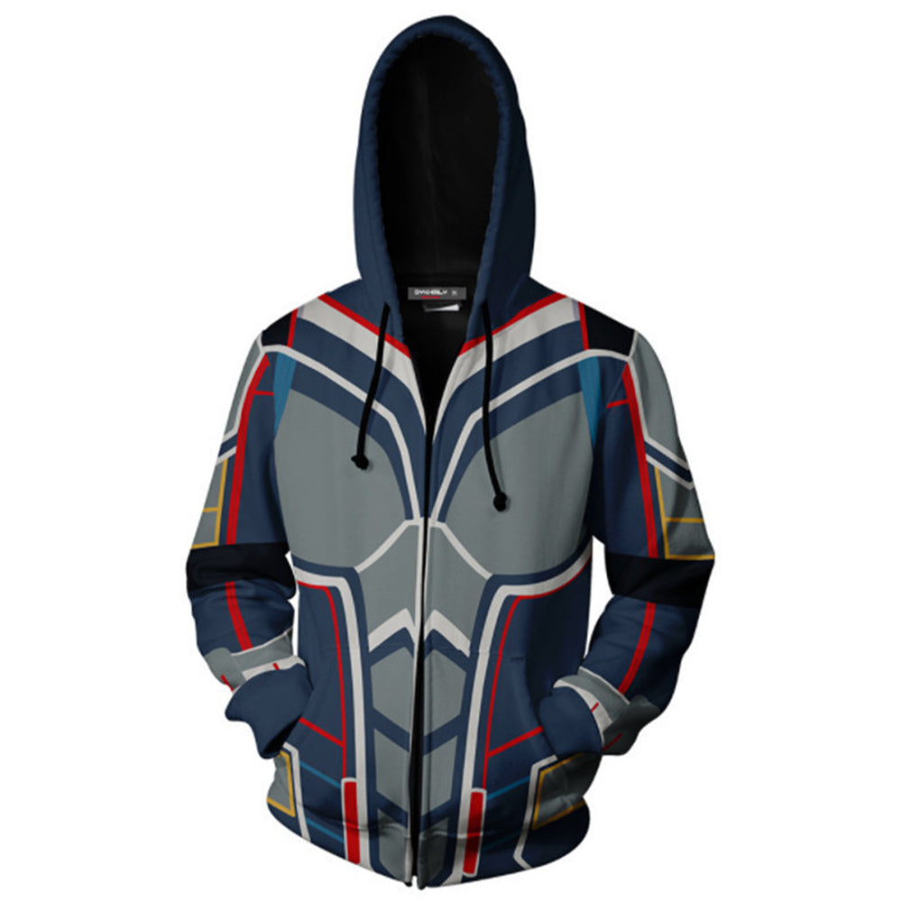 Déguisement AntMan and the Wasp Quantumania Zip Sweat à Capuche Cost