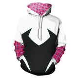 Déguisement Adulte Spider-Man Gwen Stacy Sweat-shirt Imprimé Costume