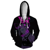 Déguisement Arcane: League of Legends Version zip Sweatshirt à capuche