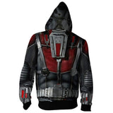 Déguisement Ant-Man and the Wasp: Quantumania Zip Sweat à Capuche Cosplay Costume