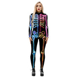 Déguisement Adult Squelettes Combinaison Costume Carnaval Halloween