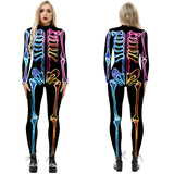 Déguisement Adult Squelettes Combinaison Costume Carnaval Halloween