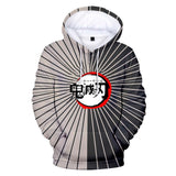 Adulte Kimetsu no Yaiba Sweat-Shirt avec Chapeau