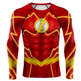 Déguisement Barry Allen Tee-shirt Séchage Rapide Costume