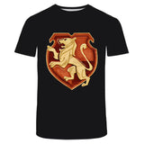 Hogwarts Legacy Gryffindor Cosplay T-shirt 3D Print Short Sleeve Shirt