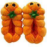 29CM Citrouille Pumpkin Chaussons en Peluche Accessoire d'Halloween