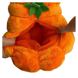 29CM Citrouille Pumpkin Chaussons en Peluche Accessoire d'Halloween