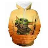 Adulte The Mando Baby Yoda Sweat-Shirt