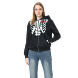 Déguisement Y2K Cosplay Costume Skull Sweats à Capuche Carnaval