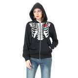 Déguisement Y2K Cosplay Costume Skull Sweats à Capuche Carnaval